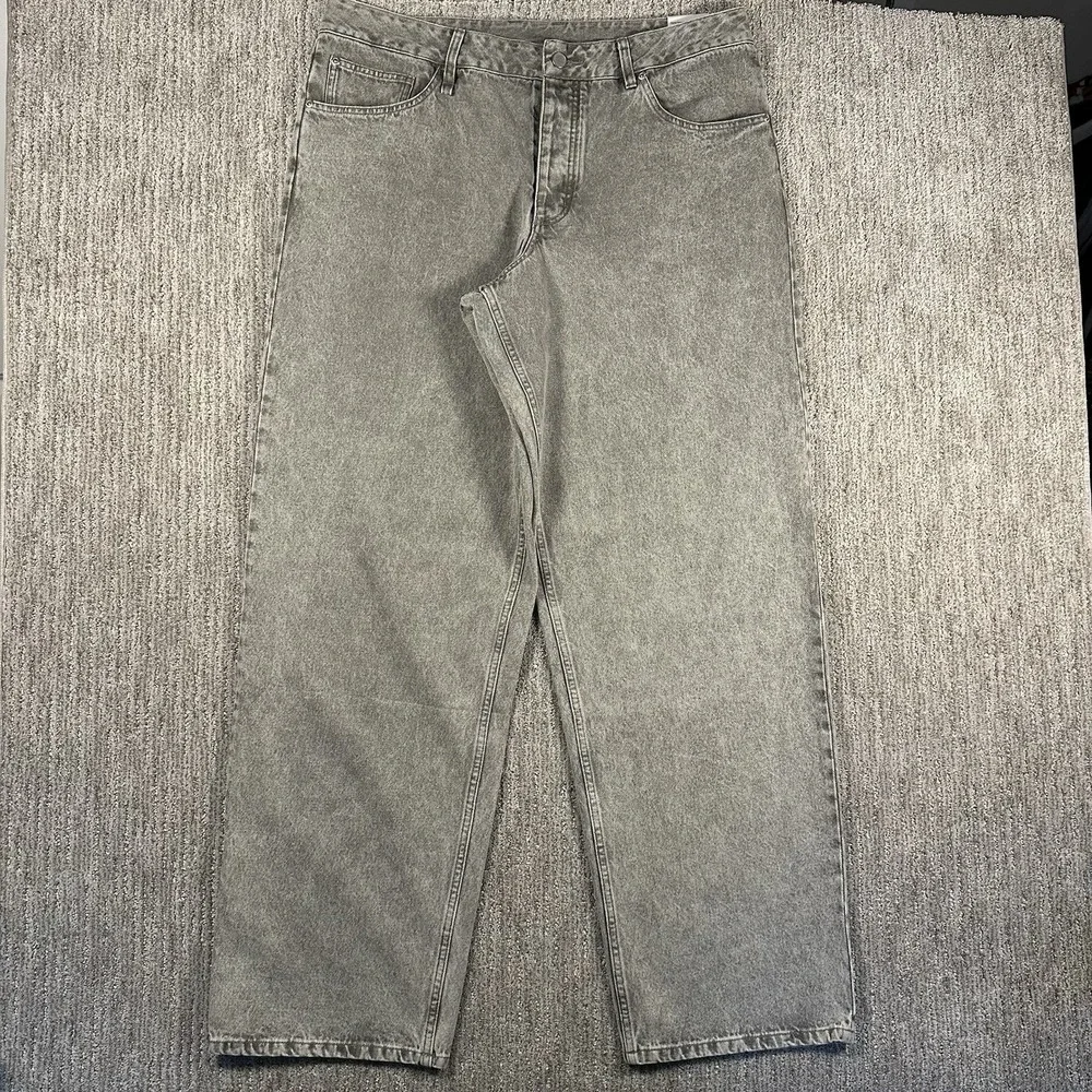 NWT Nike Air Jordan Jumpman Denim‎ Jeans Men Size 36 Flat Pewter Loose Fit Retro